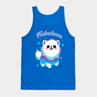 Fabulous white puppy Tank Top